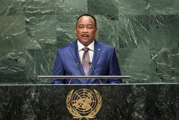President  Mahamadou Issoufou of the Republic of Niger addresses  the General Assembly.