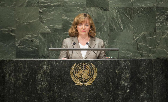 Special Representative of the Secretary-General for Central Asia, Natalia Gherman