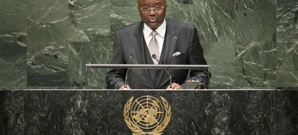 Le Ministre des affaires étrangères du Cameroun, Moukoko Mbonjo. Photo ONU/Kim Haughton