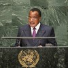 Le Président de la République du Congo, Sassou Nguesso. Photo ONU/Cia Pak