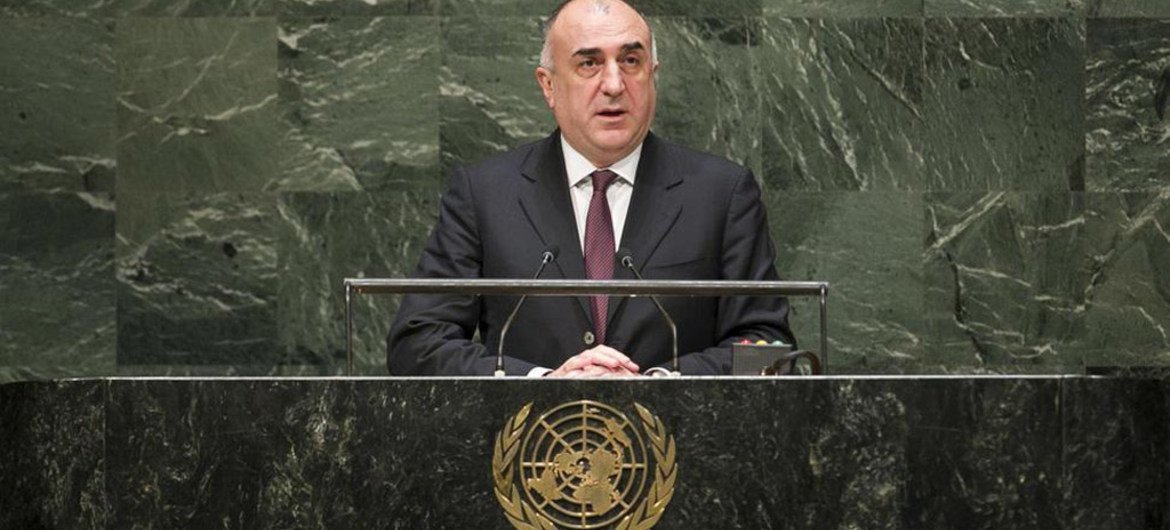 Министр иностранных дел Азербайджана Эльмар Мамедъяров.Фото из архива ООН