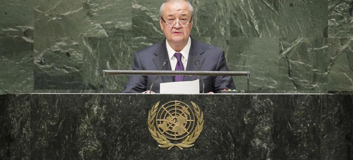 Министр иностранных дел Узбекистана Абдулазиз Камилов Фото из архива ООН/Луи Филиппе