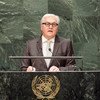 Foreign Minister Frank-Walter Steinmeier of Germany addresses the General Assembly.