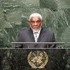 Joe Natuman, Prime Minister of the Republic of Vanuatu, addresses the General Assembly.