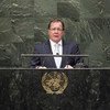 Foreign Minister Murray McCully of New Zealand addresses the General Assembly.