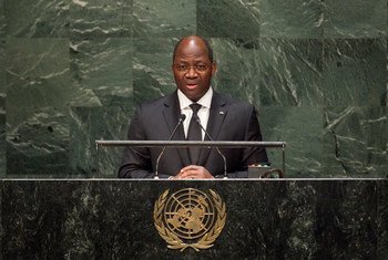 Le Ministre des affaires étrangères du Burkina Faso, Djibrill Ypene Bassolé. Photo ONU/Kim Haughton