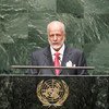 Foreign Minister Yousef Bin Al-Alawi Bin Abdulla of the Sultanate of Oman addresses the General Assembly.