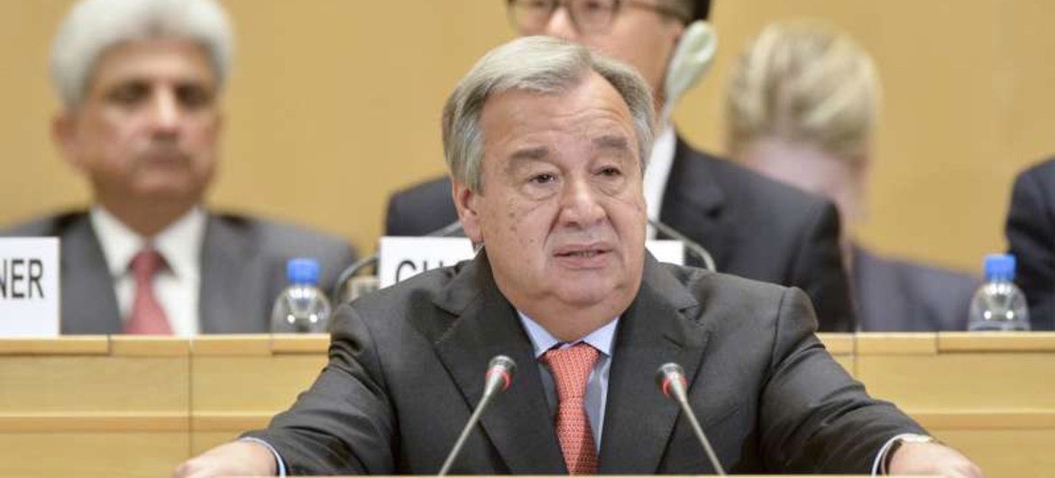 High Commissioner for Refugees António Guterres.