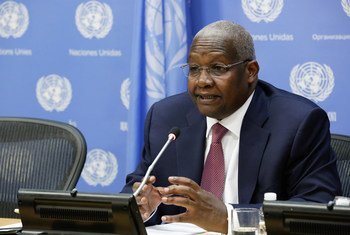 Sam Kutesa, Presidente de la Asamblea General de la ONU. Foto ONU/Evan Schneider