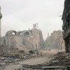 Daños sufridos en la Ciudad Antigua de Alepo, en Siria. Foto: Unesco