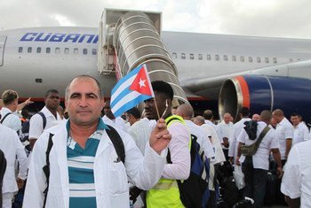 A team of 165 Cuban medical doctors and nurses have arrived in Sierra Leone to support the Ebola response efforts.