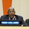General Assembly President Sam Kutesa at a panel discussion kicking off ‘Africa Week’ at UN Headquarters.