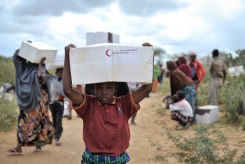 Desplazados somalíes. Foto de archivo: ONU/Tobin Jones