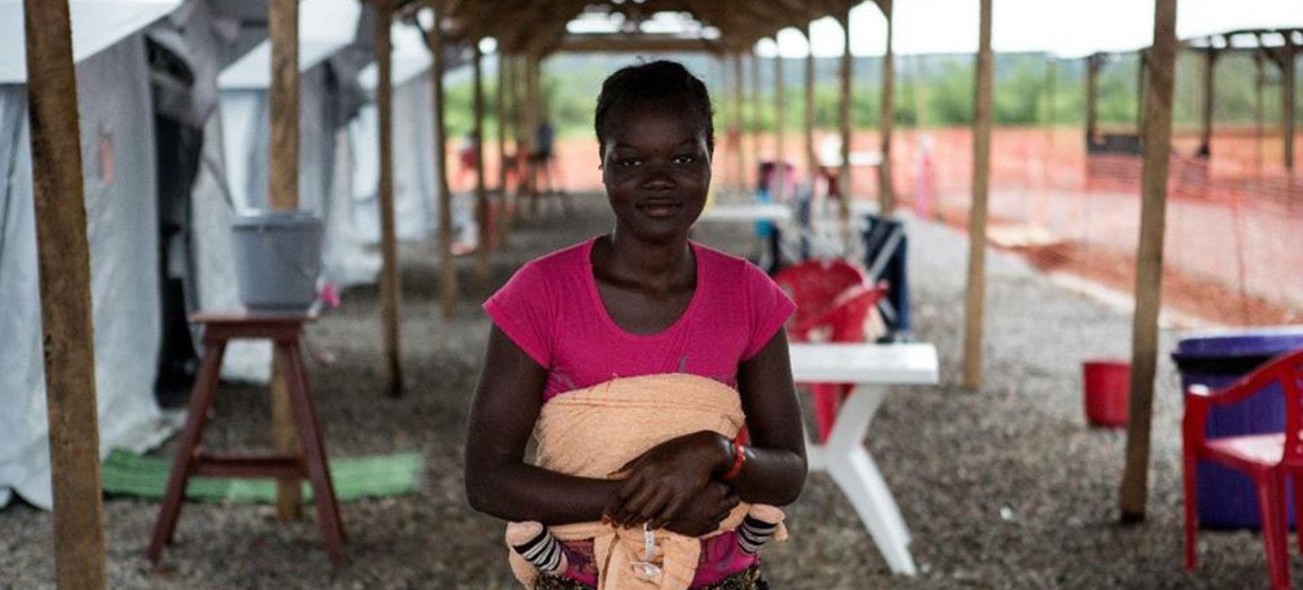 “I lost my parents to Ebola,” says survivor Tafala, at the Ebola Treatment Centre in Kenema, Sierra Leone.