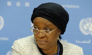 Special Representative of the Secretary-General on Sexual Violence in Conflict Zainab Hawa Bangura briefs journalists on her recent visit to South Sudan.