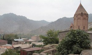 Meghri is located 400 kilometres from the capital Yerevan of landlocked Armenia, over narrow mountain roads which are impassable in winter.