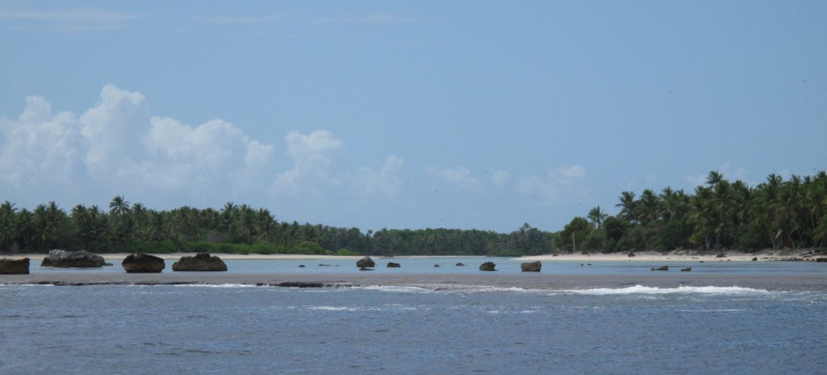 Isla Fénix, área protegida en Kiribati. Foto: UNESCO/Ron Van Oers