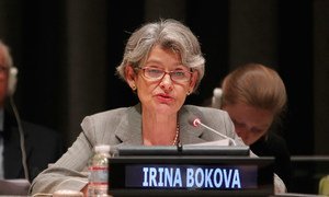 La Directrice général de l'UNESCO, Irina Bokova. Photo ONU/Devra Berkowitz