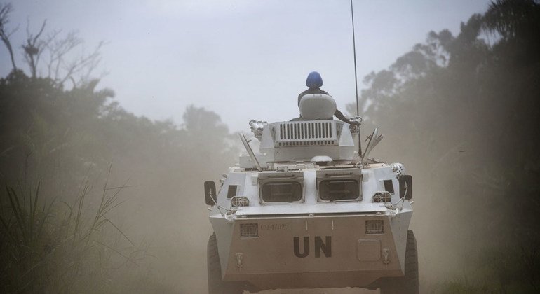 कांगो लोकतांत्रिक गणराज्य में संयुक्त राष्ट्र शांति सेना.