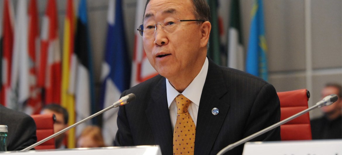 Ban Ki-moon en Viena. Foto: OSCE