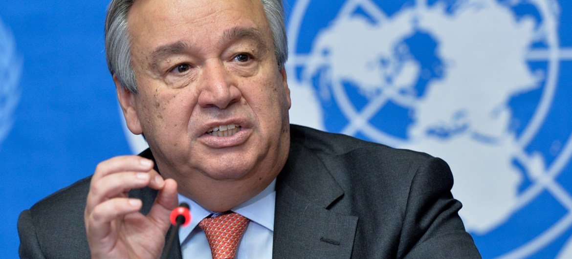 António Guterre. Foto ONU/Jean-Marc Ferré