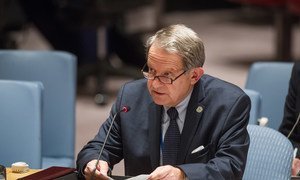 Assistant Secretary-General ad interim for Political Affairs, Jens Anders Toyberg-Frandzen,  addresses the Security Council meeting on the situation in the Middle East, including the Palestinian question.