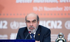 FAO Director-General José Graziano da Silva closes the  General Debate of the Second International Conference on Nutrition (ICN2) at FAO Headquarters in Rome.