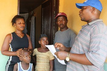 Door-to-door Ebola campaign has reached 100,000 households in Waterloo, Port Loko and Moyamba in Sierra Leone.