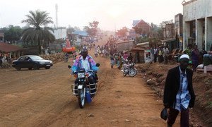 The main road in Beni, eastern Democratic Republic of the Congo (DRC).