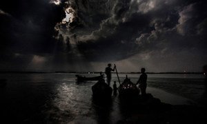 People risking sea journeys across the Bay of Bengal often set sail at night.
