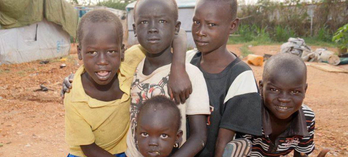 Children in South Sudan.