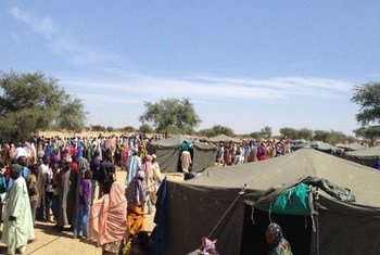 Displaced population at a refuge site in Niger’s Diffa region. Boko Haram’s worsening violence has forced tens of thousands to flee northeastern Nigeria to neighbouring countries.