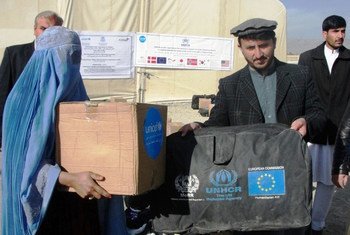 UNHCR and its partners in Afghanistan begin distribution of cold-weather supplies to some of the most vulnerable in the south-eastern Paktya province.