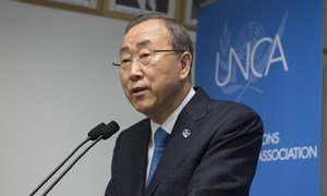 Le Secrétaire général de l'ONU, Ban Ki-moon. Photo ONU/Eskinder Debebe