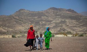 Children in Jawa village, in East Jebel Marra (South Darfur).