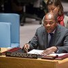 El jefe de la Oficina de Naciones Unidas para África Occidental (UNOWAS), Mohamed Ibn Chambas, en el Consejo de Seguridad. Foto de archivo: ONU / Loey Felipe