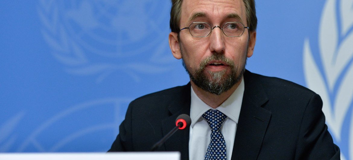 El Alto Comisionado de la ONU para los Derechos Humanos, Zeid Ra’ad Al-Hussein. Foto de archivo: ONU/Jean-Marc Ferré