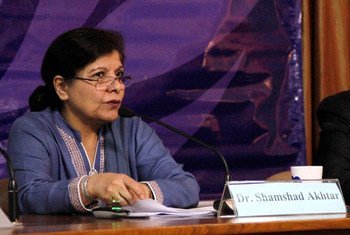ESCAP Executive Secretary Dr. Shamshad Akhtar launches Survey of Asia and the Pacific 2014: Year-end Update.