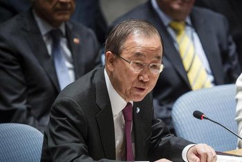 Le Secrétaire général des Nations Unies, Ban Ki-moon. Photo : ONU/Loey Felipe