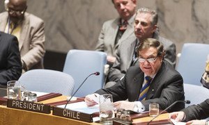 Security Council President, Ambassador Cristián Barros Melet of Chile.