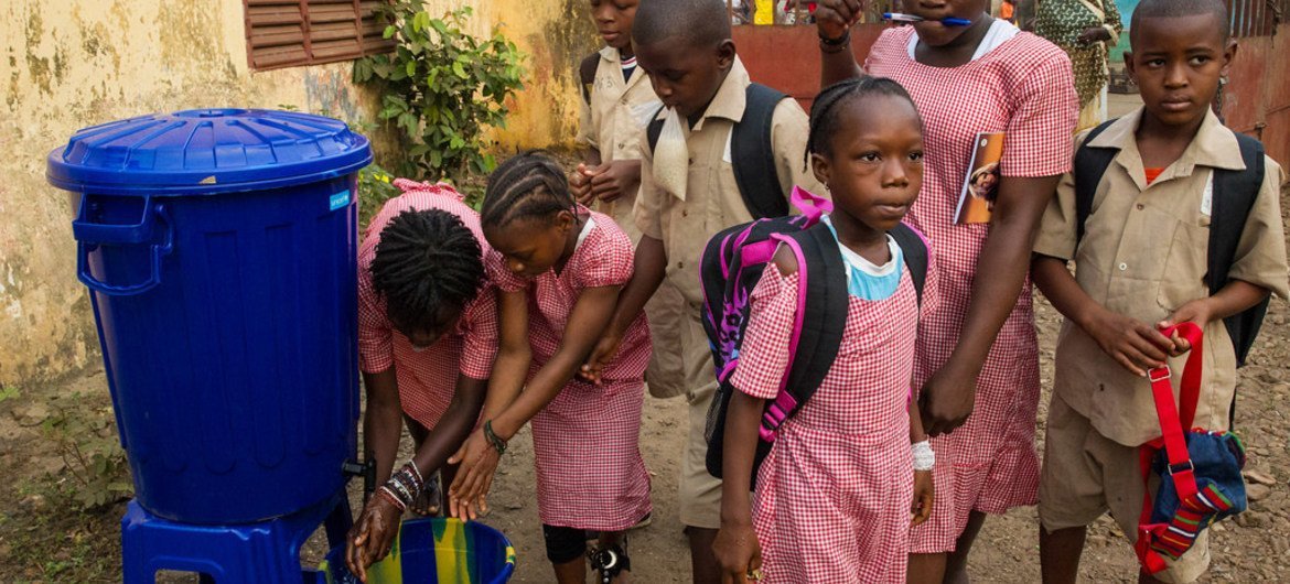 After being kept closed for three months due to the Ebola outbreak, schools across Guinea reopened on 19 January 2015.