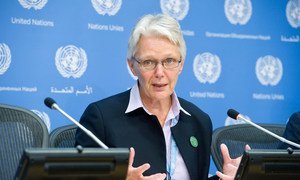 Head of the UN Office for Disaster Risk Reduction (UNISDR) Margareta Wahlström.