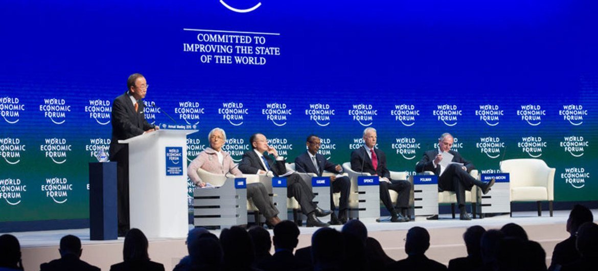 Secretary-General Addresses 2015 World Economic Forum.