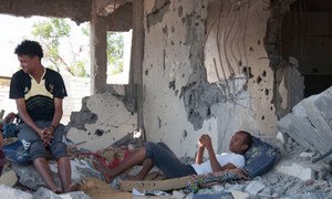 Les dégâts causés aux infrastructures en raison des combats entre les forces gouvernementales et les rebelles sont très importants dans certains régions du Yémen. Photo OCHA/EmanAl-Awami