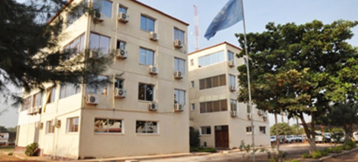 Sede do Escritório Integrado de Construção da Paz das Nações Unidas na Guiné-Bissau, também conhecido como Uniogbis. 