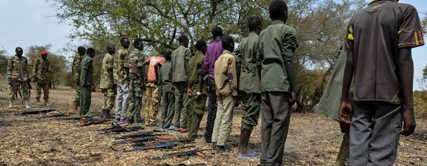 Niños soldados en Sudán del Sur  
