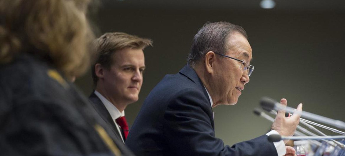Secretary-General Ban Ki-moon addresses the UNA-USA Members Day.
