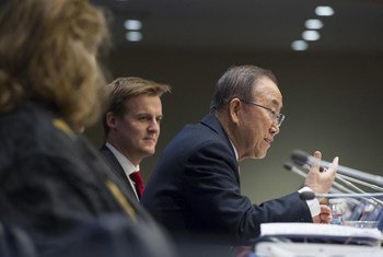 Secretary-General Ban Ki-moon addresses the UNA-USA Members Day.