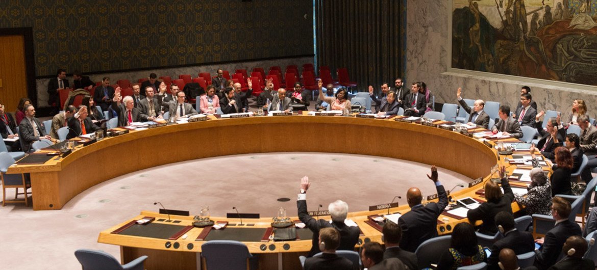 Le Conseil de sécurité de l'ONU. Photo : ONU/Mark Garten (archives)