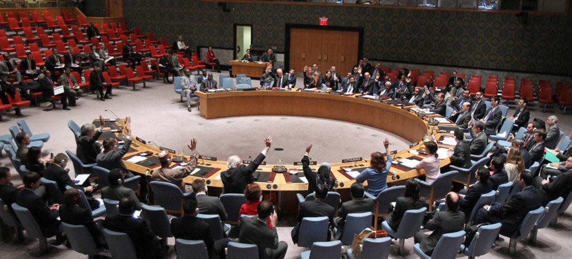 Security Council votes unanimously, creating a system to impose sanctions on those blocking peace in South Sudan.